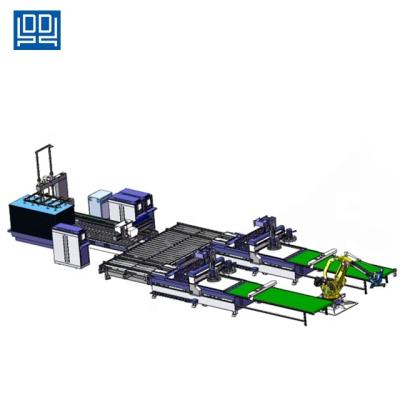 China Fully Automatic Cabinet Furniture Production 121 MDF Cabinets Production Line Model for sale