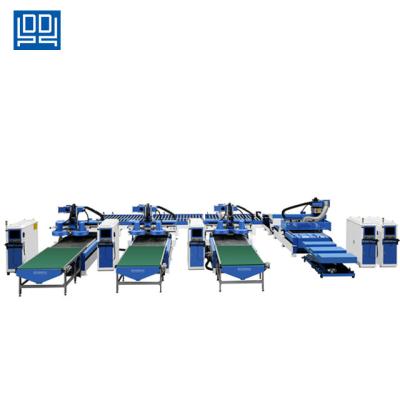 China Automatic Woodworking MDF Wooden Door Machine Production Line for sale