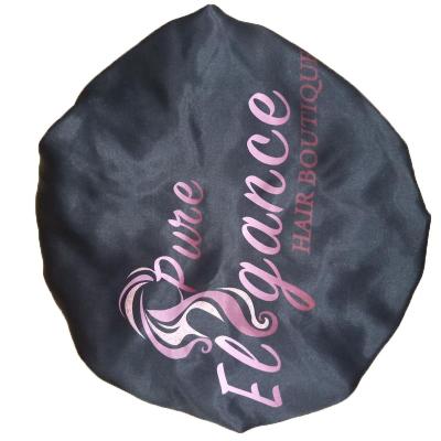 China Hot Selling Custom Made High Quality Fashion Satin Cowl Character Hat With Printed Logo for sale