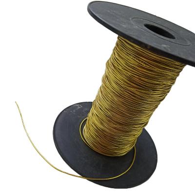 China Customized Viable Gold Elastic Ties Loop Rope For Hanger Tag for sale