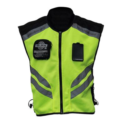 China Yellow High Visibility Breathable Uniform Summer SLKE Motorcycle Riding Safety Reflective Vest Night Travel Team Yellow for sale