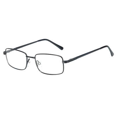 China For wholesale price metal cheap rectangle prescription glass optical eye sight glasses for reading reading eye glass for sale