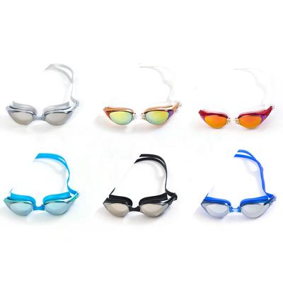 China Amazon Hot Selling Novelty Swim Goggles Set Anti Fog UV Arena Swimming Goggles Adult for sale