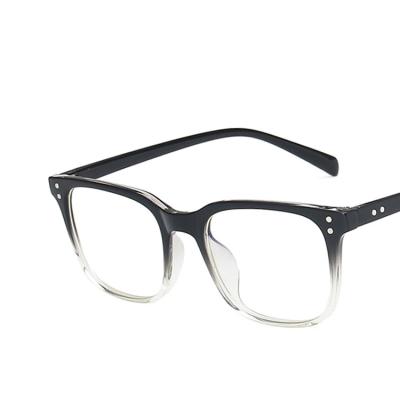 China Trendy Eye Glasses Frames TR 90 Size Custom Plastic Optical Big Eye Logo Glass Frames Ready Stock for sale