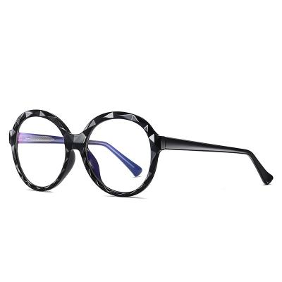 China 2020 high quality newcomer spring hinge computer reading anti-glare blue light blocking round frame glasses for sale