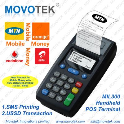 China Movotek SMS Printer for MTN Airtel M-PESA Mobile Money Transfer for sale