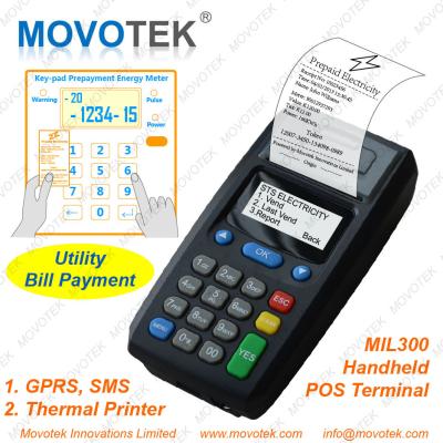 China Movotek Prepaid Electricity Vending Machine GPRS POS Terminal for sale