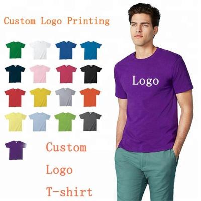 China Wholesale Custom Men's T-shirt Anti-Wrinkle Printing Your Shirt Graphic Women's Brand T-shirt Men's Tees Oversized White for sale