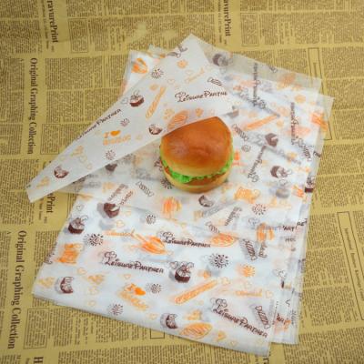 China Disposable Leakproof Paper High Quality Food Grade Printed Greaseproof Customized for sale