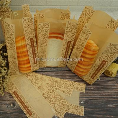 China Disposable kraft paper bag making machines wholesale kraft paper food packaging bag with handle hamburger paper for sale