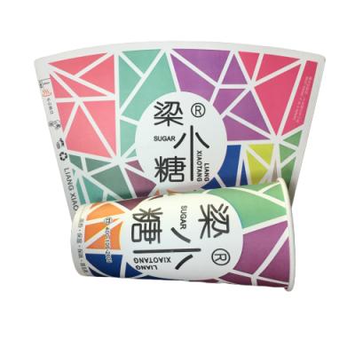 China Disposable Waterproof Flexo Printing Paper Cup Fan With Pe Coated Paper Cup Side Sheets for sale