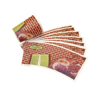 China Disposable Paper Cup Fan Raw Material Food Grade Flexo Printing PE Coated Paper Cup Fan for sale