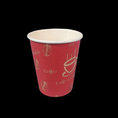 China Disposable Raw Material For Making Paper Cup PE Coated Printed Paper Cup Fan for sale