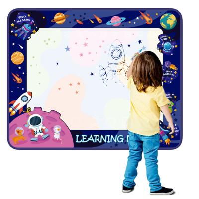 China 2022 New Arrival Recycled Spaceship Design Kids Play Aqua Doodle Water Mat Water Drawing Mats For Kids for sale