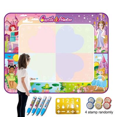 China Non-Toxic Mat Toys Kids Magic Water Drawing Mat Board Coloring Book Play Set for Child for sale