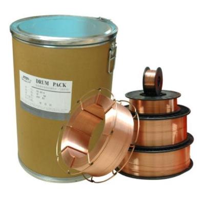 China Common Steel Welding AWS A5.18 ER70S-6 Copper Coated CO2 MIG Welding Wire for sale