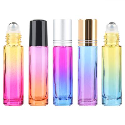 China Personal Care Fashion 5ml 10ml Roll Bottle Color Bestselling High End Refined Oil Bottle for sale