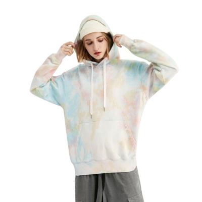 China Custom Anti-wrinkle Streetwear Trend Hoodie Pullover Cotton Hoodie Tie Dye Hoodie for sale