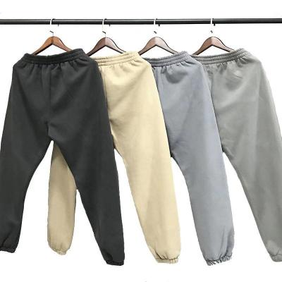 China 2021 Autumn Winter Solid Color Sweatpants Men Anti-Wrinkle Track Pants Gym Trousers for sale