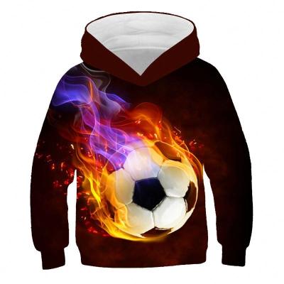 China 2022 New 3D Hoodie Boys Street Viable Fashion Printed Sweatshirt Girls Oversized Casual All Over Print Football Hoodie Custom for sale