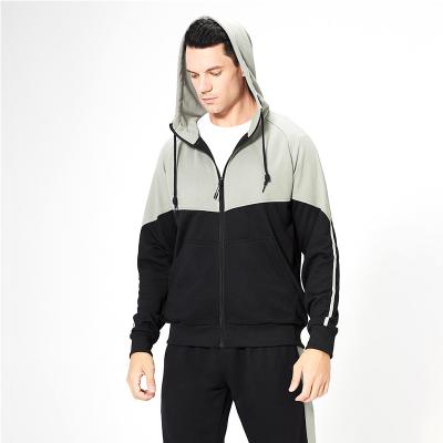 China High Quality Breathable Slim Fit Custom Zipper Hoodie And Jogging Pants Set Mens Sweatpants And Hoodie Set for sale