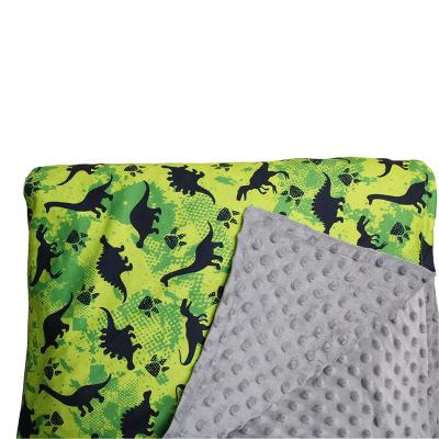 China Custom Weighted Antistatic Blanket Baby Flannel Fleece Throw Weighted Blanket For Kids for sale