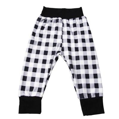 China Christmas Buffalo Christmas QUICK DRY Plaid Baby Boy Pants Tollder Boy's Boutique Kids Clothing Winter Leggings for sale