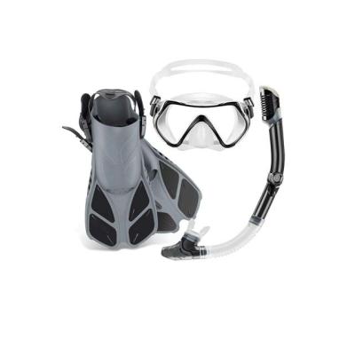 China Used for water sports such as Snorkeling Snorkeling Freediving Mask Snorkel Set, Tempered Glass Diving Mask and Full Dry Snorkel for sale