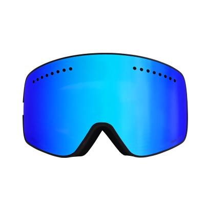 China Unisex Magnet Ski Goggles Double Large Cylindrical Ski Mist Proof Glasses Single and Double Plate Coke Myopia Glasses for sale