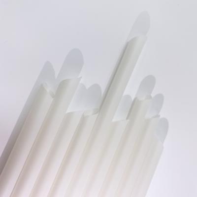 China The 2021 minimalist new products are cheap, factory direct sale, biodegradable plastic, compostable PLA, straight straws, flat and pointed ends for sale