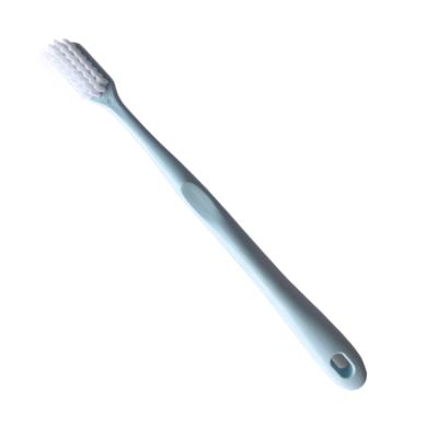 China Environmental Friendly PBAT Plus Cornstarch, Round Toothbrush No Plastic Handle, Biodegradable Toothbrush for sale