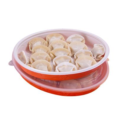 China Chinese pp dumpling box, environmental friendly, microwave heating, disposable dumpling box can be customized for sale