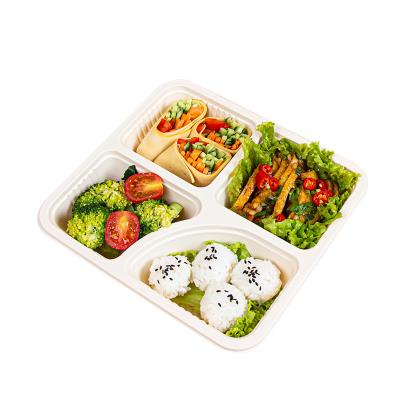 China Modern Biodegradable Compostable Degradable Disposable Meal Cornstarch Bowl With Custom Logo for sale