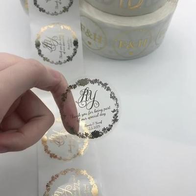 China Other Cosmetic Custom Printed Logo Labels For Packaging Waterproof Vinyl Sticker Printing Round Roll Label Stickers for sale