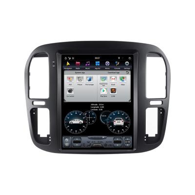 China Android Auto For Toyota Land Cruiser Lc100 Android 11 128G Tesla Style Touch Screen Car Multimedia Player GPS Audio Radio Radio Head Unit for sale