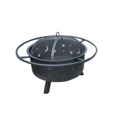 China The Widely Used Portable Outdoor Fire Stocked Pit Starry Sky Pattern Firepit for sale