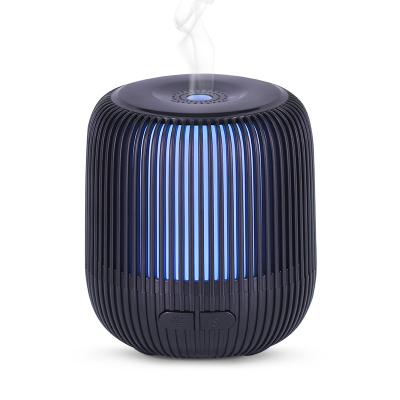 China Household Factory Price Ultrasonic Aroma Diffuser Wood Grain Aroma Diffuser Home Humidifier with Night Light for sale