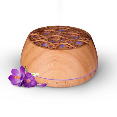 China Hotel Best Sale 400Ml Essential Oil Diffuser Aroma Diffuser Portable Ultrasonic Electric Aromatherapy Diffuser For Home for sale