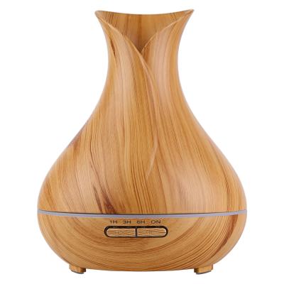 China Factory Price Colors LED Light Variable Air Cooling Ultrasonic Humidifier Mini, Vase Shape Aroma Diffuser, Bamboo Diffuser for sale