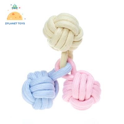 China Custom Viable Pet Toys Wholesale Cotton Rope Chewing Toys Grinding Combination Dog Toy Set for sale