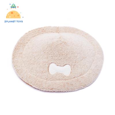 China Round Cheap Dog Beds Travel Plush Luxury Pet Bed For Dog Pet Nest Cat Deep Sleep Plush Round Kennel Teddy Cat Soft Dog Bed Mat for sale