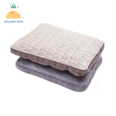 China Hot Selling Soft Luxury Plush Soft Plush Mattress Kennel Mattress Crate Travel Faux Fur Dog Deep Sleep Dog Cushion for sale