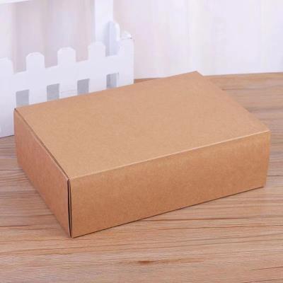 China Small Biodegradable Gift Boxes With Customized Printing , Brown Kraft Paper Box For Gift Packaging for sale