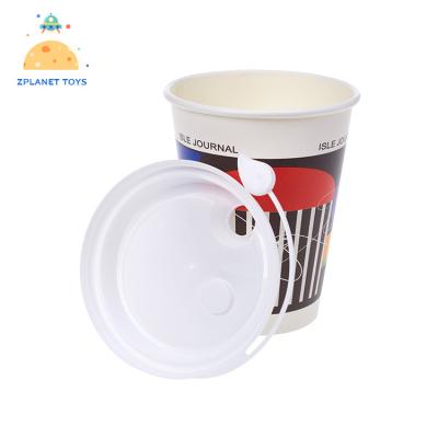 China Recycled Materials Customized Single And Double Paper Cups For Hot Dink Disposable Coffee Cup With Lid for sale