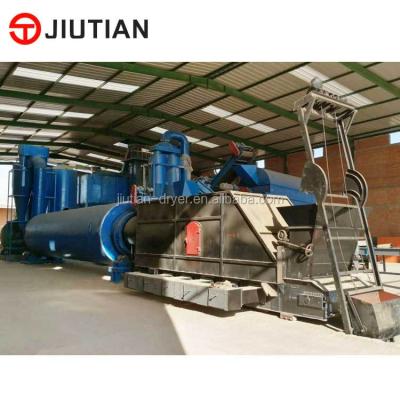 China New Design Continuous Sugarcane Bagasse Rotary Drying Machine Dryer For Sale for sale