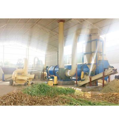 China Continuous Hot Sale Drying Machine Elephant Grass Dryer Pasture Rotary Centrifugation Equipment for sale