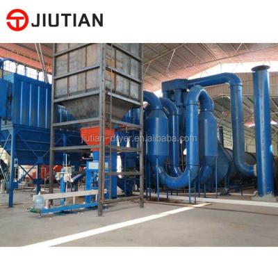 China Continuous Professional Potato Starch Residue Drying Machine Rotary Drum Dryer for sale