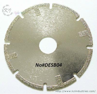 China Electroplated Segmented Saw Blades - DESB04 (Straight protective teeth) for sale