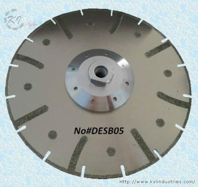 China Electroplated Segmented Saw Blades - DESB05 (Drop-shaped protective teeth) for sale