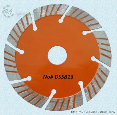 China Diamond Segmented Turbo Saw Blade for Granite and Marble - DSSB13 for sale